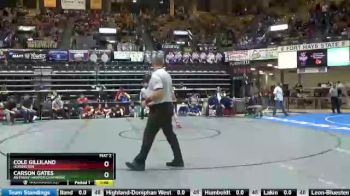 285 lbs Champ. Round 1 - Cole Gilliland, Hoisington vs Carson Gates, Anthony-Harper/Chaparral