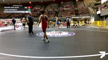 Cadet Boys Lower - 100 lbs Quarters - Luke Loren, Sunkist Kids Monster Garage vs Gerardo Rodriguez, CORE Wrestling