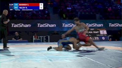 79 kg Repechage #2 - Samuel Barmish, Canada vs Radik Valiev, Russian Wrestling Federation