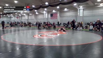 138 lbs Champ. Round 2 - Addison Lyon, Mount Union vs Evelyn Phillips, Southeastern CC