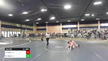 102 lbs Consi Of 16 #2 - Cashton Fred, Warriors Of Christ vs Derek Wade, Mustangs WC