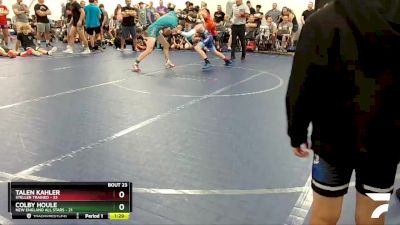 130 lbs Round 6 (8 Team) - Talen Kahler, Steller Trained vs Colby Houle, New England All Stars