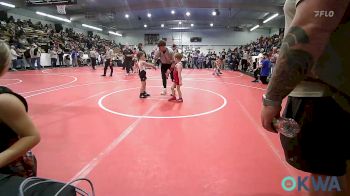 46 lbs Round Of 32 - Ryland Peters, Claremore Wrestling Club vs Bryker Smith, Tahlequah Wrestling Club