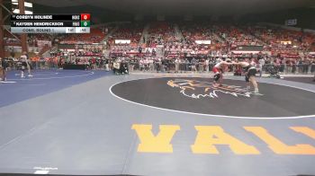 215 lbs Cons. Round 1 - Kayden Hendrickson, Paola HS vs Corbyn Holinde, Hoisington HS
