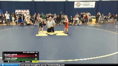 67 lbs 1st Place Match - Elijah Jarvis, Team Real Life vs Tyson Houde, Fighting Squirrels
