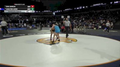 155 lbs Quarterfinal - Eva Garcia, Marina (SS) vs Jaslynn Aken, American Canyon (NC)