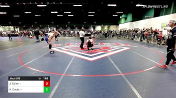 145 lbs Round Of 32 - Jayden Colon, IL vs Aiden Davis, MI