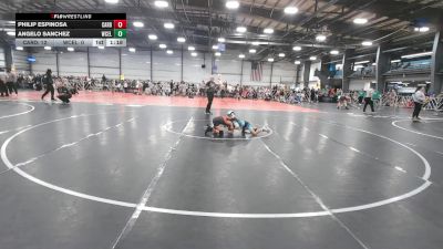 56 lbs Round 2 - 10:45am Saturday - Angelo Sanchez, West Coast Elite vs Philip Espinosa, Cali Red