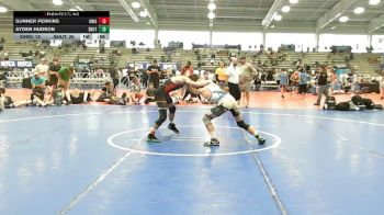 127 lbs Semifinal - Gunner Perkins, Ohio United - MS vs Ayden Hudson, Team Lil SHUTTs - MS