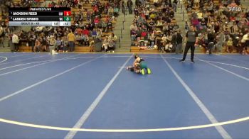 45 lbs Quarterfinal - Jackson Reed, Immortal Athletics WC vs Landen Spinks, WML Cobras