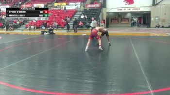 157 lbs Cons. Round 5 - Ayden O`Brien, Grand View vs Marcell Dely, Fort Hays State