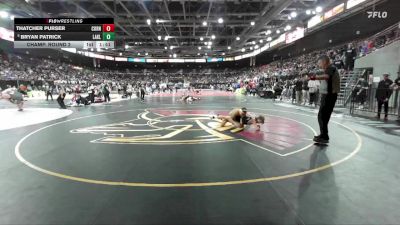 98 lbs Champ. Round 2 - Bryan Patrick, Lakeland vs Thatcher Purser, Corner Canyon