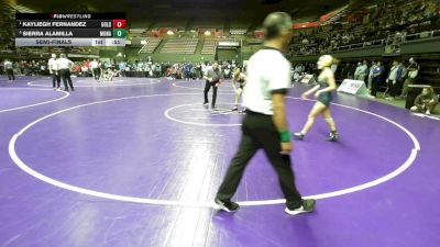 105 lbs Semifinal - Kayliegh Fernandez, Golden West vs Sierra Alamilla, Monache