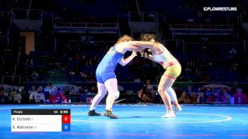 180 lbs Final - Kelani Corbett, Hawaii vs Elisa Robinson, Kansas