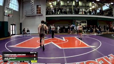 150 lbs Champ. Round 2 - Christopher Loiacono, Catholic High School vs Alec Baxley, St Mark`s