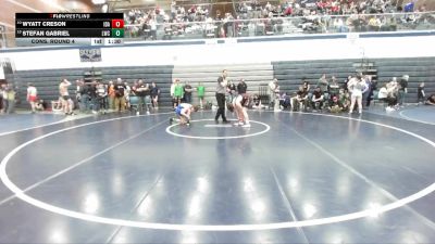132 lbs Cons. Round 4 - Stefan Gabriel, Lakeland Wrestling Club vs Wyatt Creson, Idaho