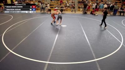 157 lbs Cons. Round 6 - Noah Howk-Erwin, IA vs Grayson Eggum, MN