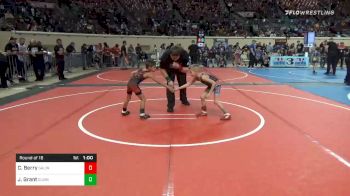 46 lbs Prelims - Cooper Berry, Salina Wrestling Club (SWC) vs James Grant, Elgin Grapplers