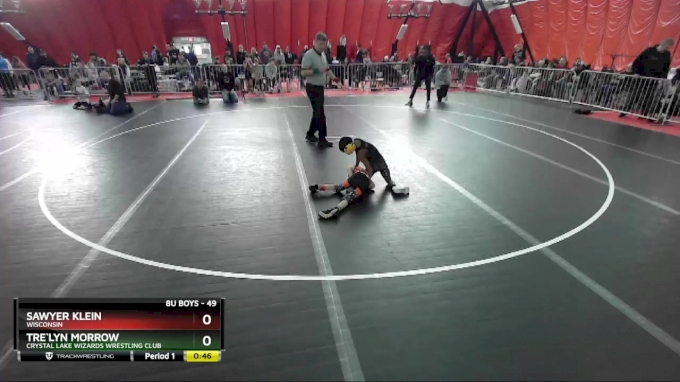 49 lbs Semifinal - Sawyer Klein, Wisconsin vs Tre`Lyn Morrow, Crystal ...