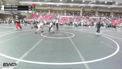 110 lbs Cons. Round 2 - Parker Kinnan, Hawk vs Walker Hobbs, Hays