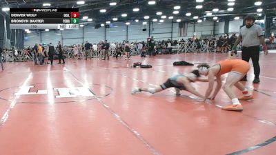 110 lbs Round 2 - 10:30am Friday - Bronsyn Baxter, POWA vs Denver Wolf, Oklahoma Elite