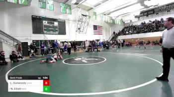 160 lbs Semifinal - Lance Dunwoody, Orange Lutheran vs Noah Elliott, Birmingham