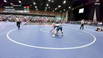 175 lbs Champ. Round 2 - Shysen Dano, Kamehameha vs Grady Cox, Lebanon