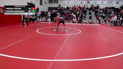 125 lbs Champ. Round 1 - Hayden Shrewsbury, Rock Springs vs Preslee Thacker, Altamont