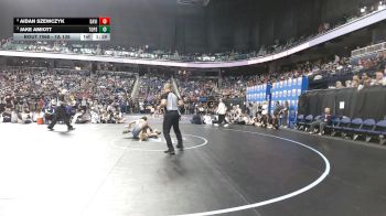 7A 138 lbs Semifinal - Jake Amiott, Topsail vs Aidan Szewczyk, Davie