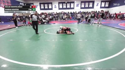115 lbs Champ. Round 1 - Damian Montes, Yucaipa Thunder Wrestling Club vs Nolan Montelongo, Braveheart WC