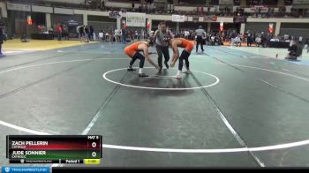 170 Elite Varsity 7th Place Match - Zach Pellerin, Catholic vs Jude Sonnier, Catholic