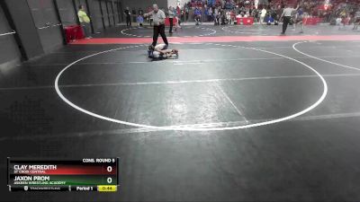 70 lbs Cons. Round 5 - Clay Meredith, St Croix Central vs Jaxon Prom, Askren Wrestling Academy