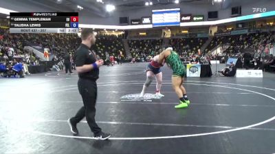 207 lbs Cons. Round 2 - Talisha Lewis, Felician vs Gemma Templeman, Emmanuel University