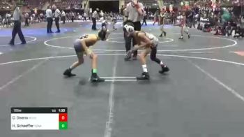 72 lbs Semifinal - Chrystian Owens, Mohave Wrestling Club vs Hayden Schaeffer, Poway Elite