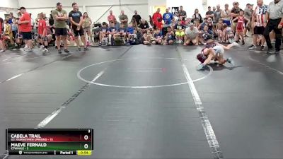 56 lbs Round 2 (4 Team) - Cabela Trail, U2 Journeymen Uprising vs Maeve Fernald, CTWHALE