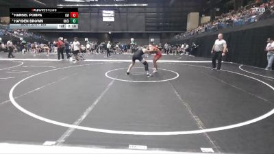 165 lbs Quarterfinal - Hansel Pompa, Grand View (Iowa) vs Hayden Brown, Oklahoma City