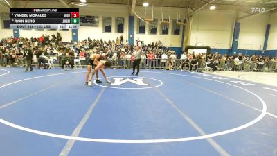 132 lbs Quarterfinal - Yandel Morales, Andover vs Ryan Nero, Longmeadow