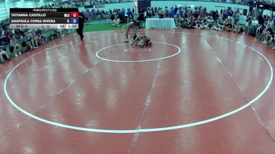105 lbs Tatianna Castillo, Michigan Red vs Anapaula Cerna Rivera, Illinois
