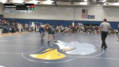 285 lbs Consi Of 8 #2 - Lincoln Bibla, Coast Guard vs Justin Smoot, Johnson & Wales (RI)