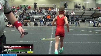 77 lbs Round 3 (4 Team) - Blake Givens, Romeo WC vs Brody Gustin, Lowell WC Red
