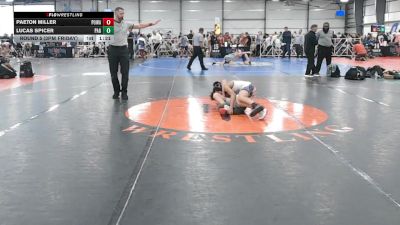 76 lbs Round 5 (3pm Friday) - Paeton Miller, POWA vs Lucas Spicer, PA Gold
