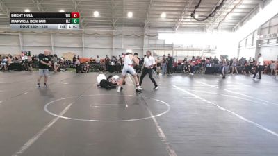 138 lbs Quarterfinal - Maxwell Denham, GLENOAK vs Brent Hull, Tuslaw