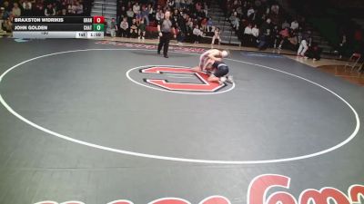 150 lbs John Golden, Chatfield vs Braxston Widrikis, Grandview