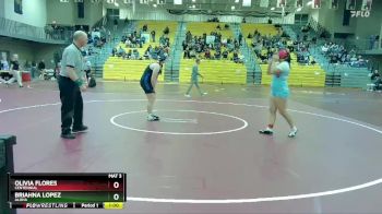 170 lbs Cons. Round 1 - Olivia Flores, Centennial vs Briahna Lopez, Aloha