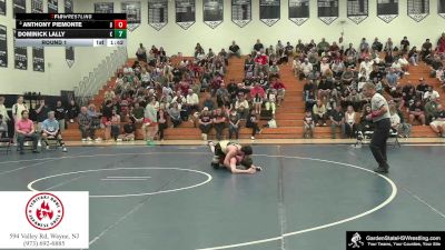 Boys-142 lbs Round 1 - Anthony Piemonte, Brower`s Brawlers vs Dominick Lally, Nick`s Knights