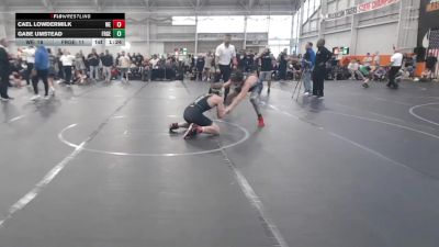 132 lbs Round 1 (8 Team) - Cael Lowdermilk, Warner Elite vs Gabe Umstead, FORGE