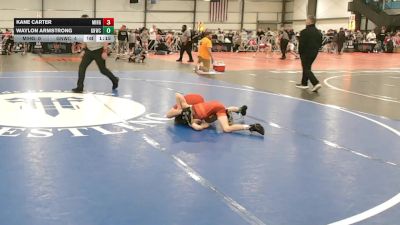 52 lbs Round 3 - 12:00pm Friday - Kane Carter, Mile High vs Waylon Armstrong, Great Neck W.C.