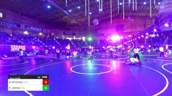 126 lbs Consi Of 16 #2 - Ben Kirchner, Rocky Mountain HS vs Peyton James, Eaglecrest WC