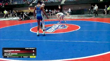 4A-120 lbs Cons. Round 2 - Alexander Dunaj, Starr`s Mill vs Skyler Brown, Burke County