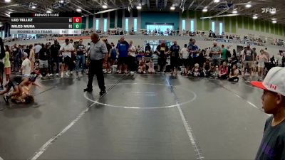 95 lbs Round 8 (10 Team) - Miles Mura, Full Circle vs Leo Tellez, Eagle Empire